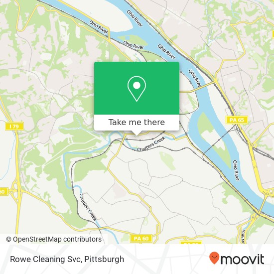 Rowe Cleaning Svc map