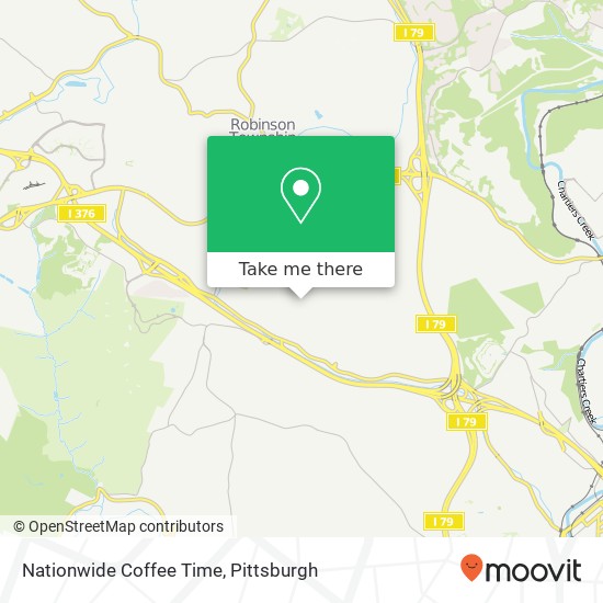 Nationwide Coffee Time map