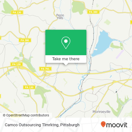 Camco Outsourcing Tlmrktng map