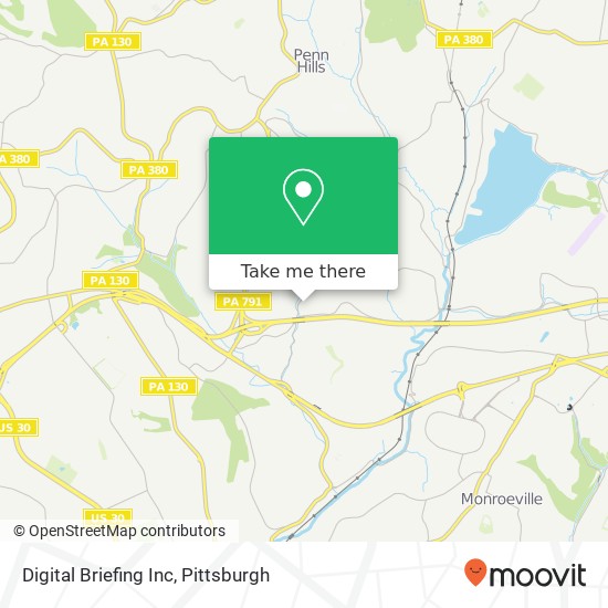 Digital Briefing Inc map