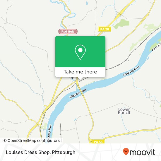 Louises Dress Shop map