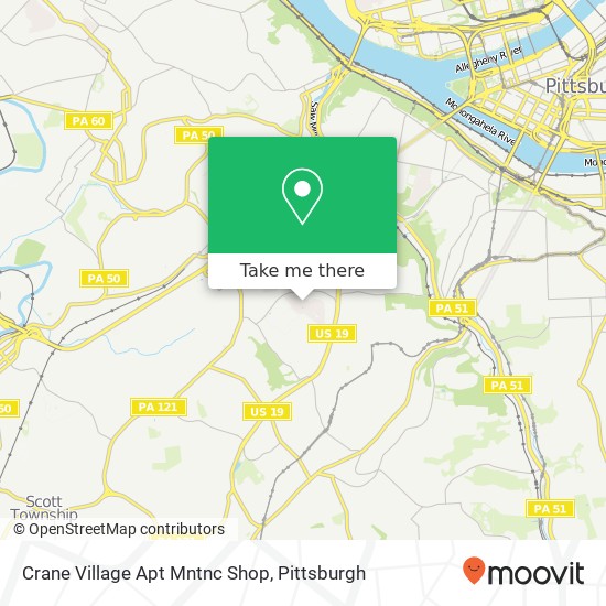 Crane Village Apt Mntnc Shop map