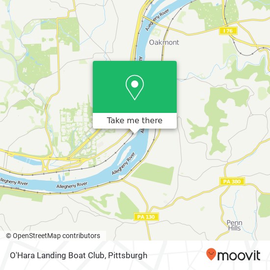 Mapa de O'Hara Landing Boat Club