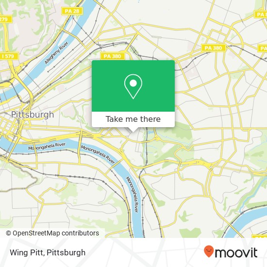 Mapa de Wing Pitt