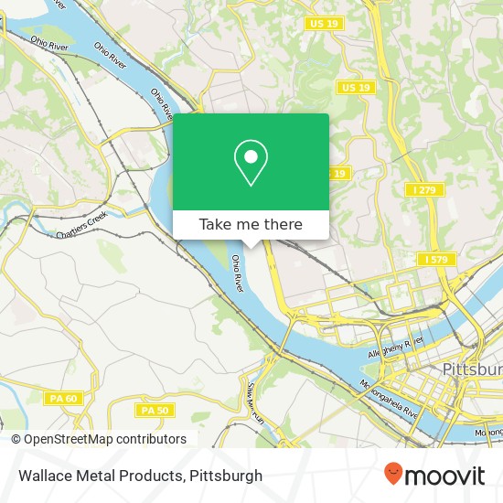 Mapa de Wallace Metal Products