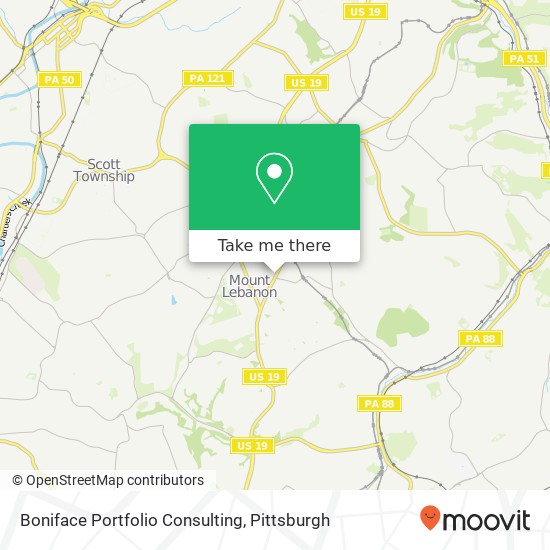 Boniface Portfolio Consulting map