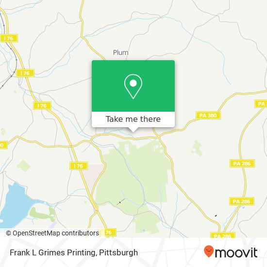 Frank L Grimes Printing map