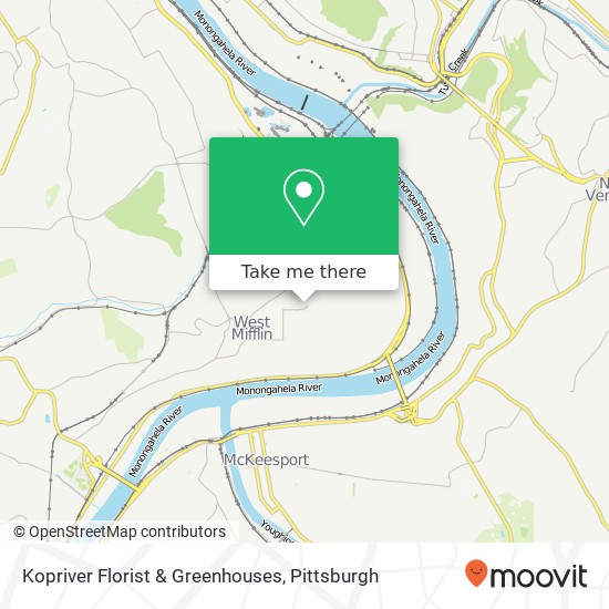 Kopriver Florist & Greenhouses map