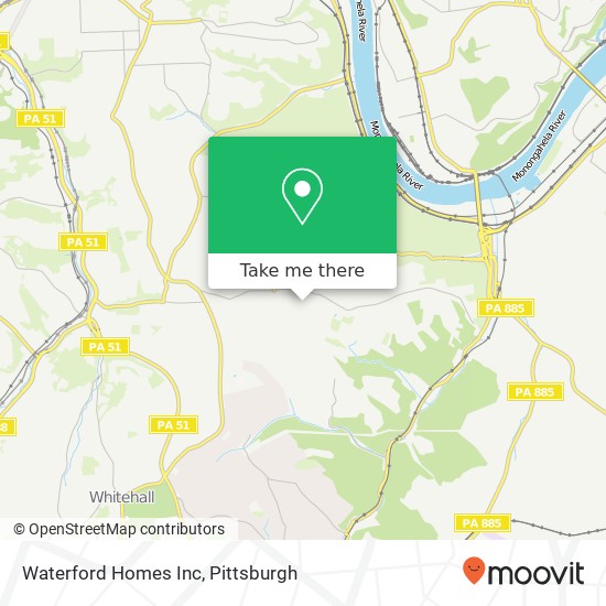 Waterford Homes Inc map