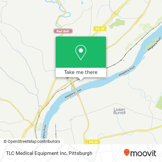 TLC Medical Equipment Inc map