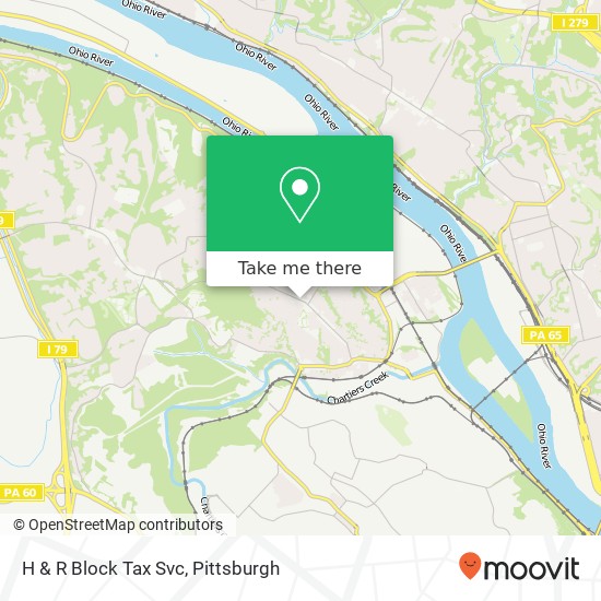 H & R Block Tax Svc map