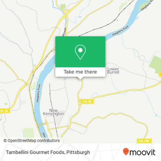 Mapa de Tambellini Gourmet Foods