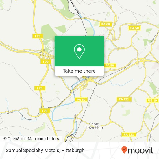 Samuel Specialty Metals map
