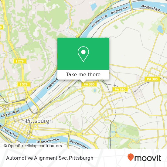 Automotive Alignment Svc map