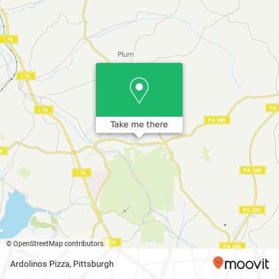 Ardolinos Pizza map