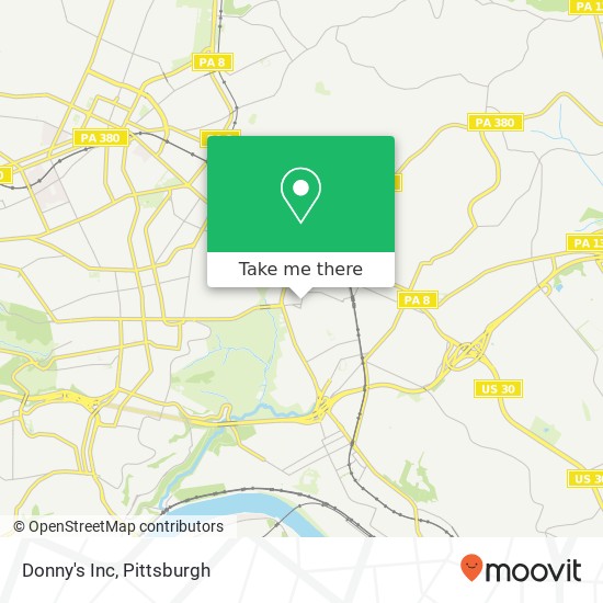 Donny's Inc map