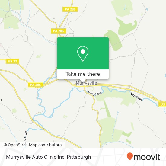 Mapa de Murrysville Auto Clinic Inc