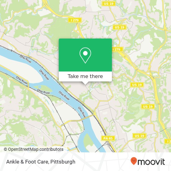 Ankle & Foot Care map