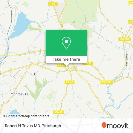 Mapa de Robert H Trivus MD