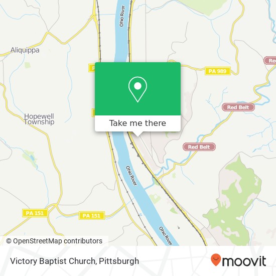 Victory Baptist Church map
