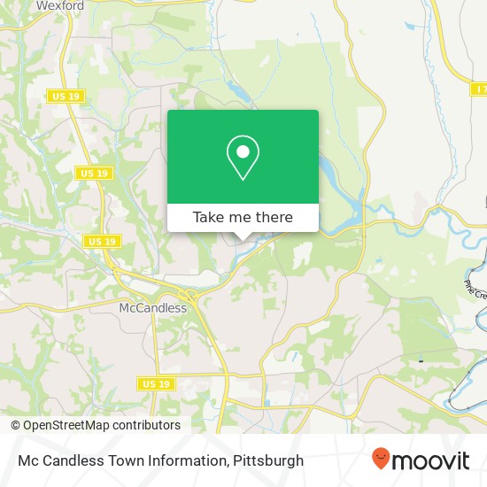 Mapa de Mc Candless Town Information