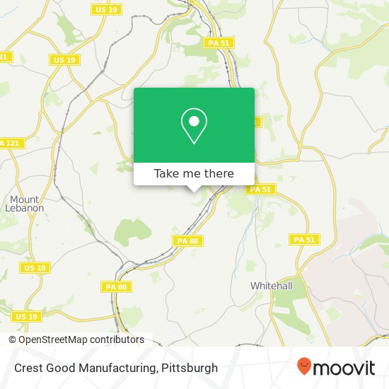 Crest Good Manufacturing map