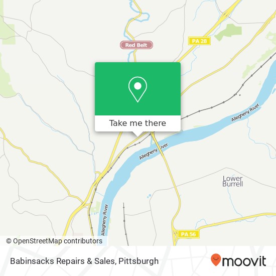 Mapa de Babinsacks Repairs & Sales