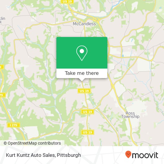 Mapa de Kurt Kuntz Auto Sales