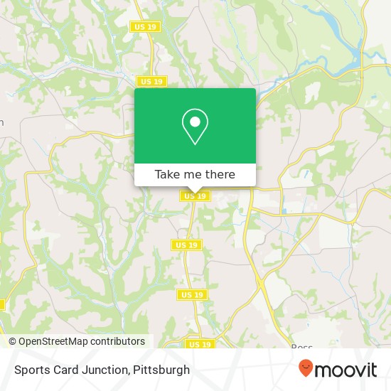 Mapa de Sports Card Junction