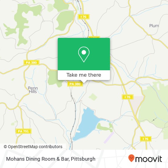 Mapa de Mohans Dining Room & Bar
