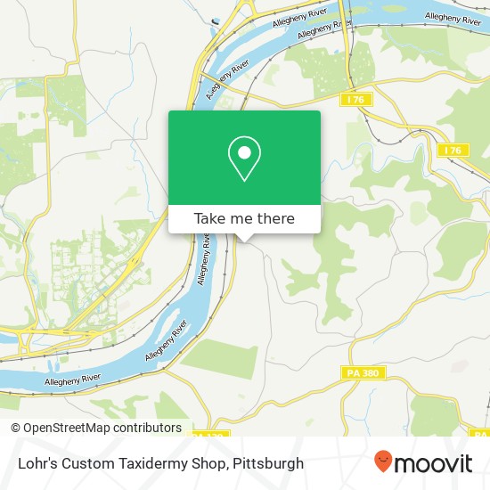 Mapa de Lohr's Custom Taxidermy Shop
