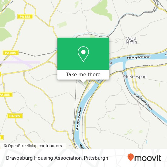 Dravosburg Housing Association map