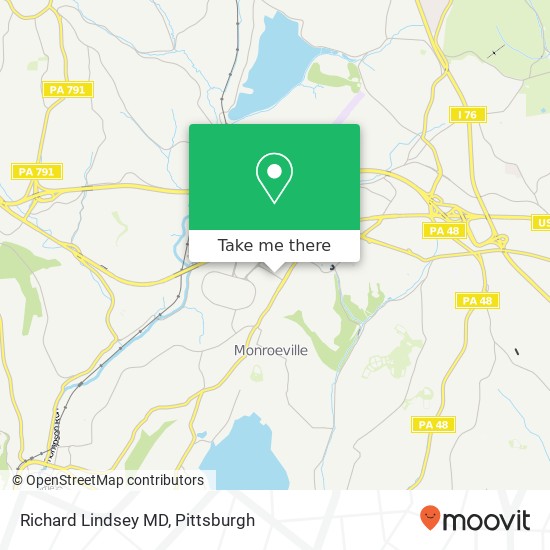 Richard Lindsey MD map