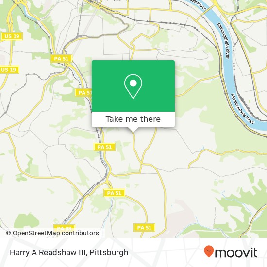 Mapa de Harry A Readshaw III