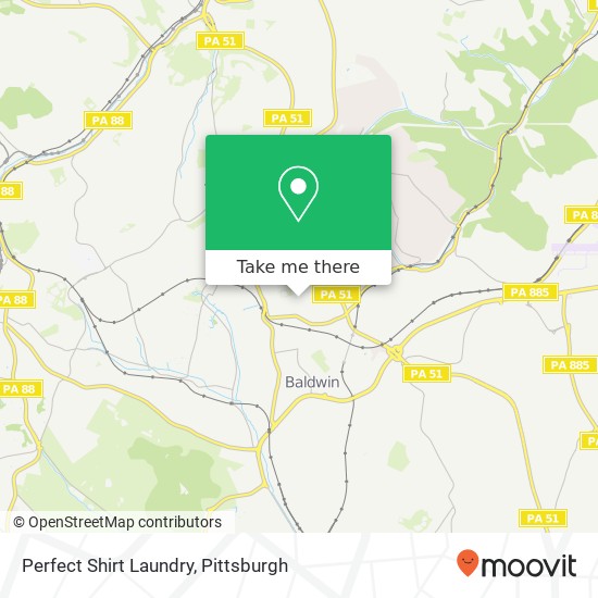 Mapa de Perfect Shirt Laundry