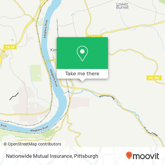 Nationwide Mutual Insurance map