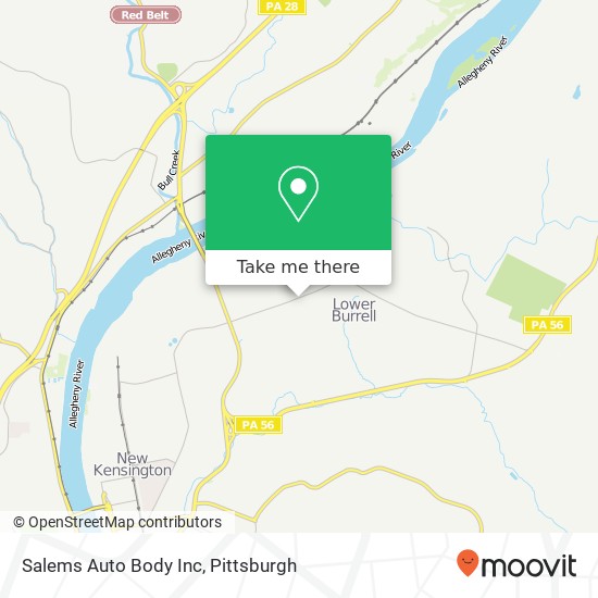 Mapa de Salems Auto Body Inc