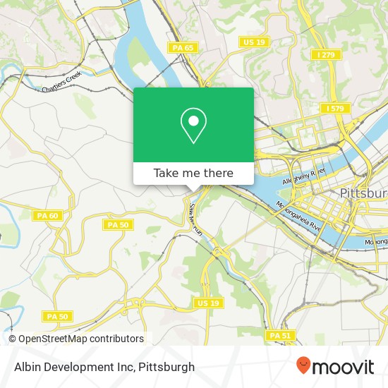 Albin Development Inc map