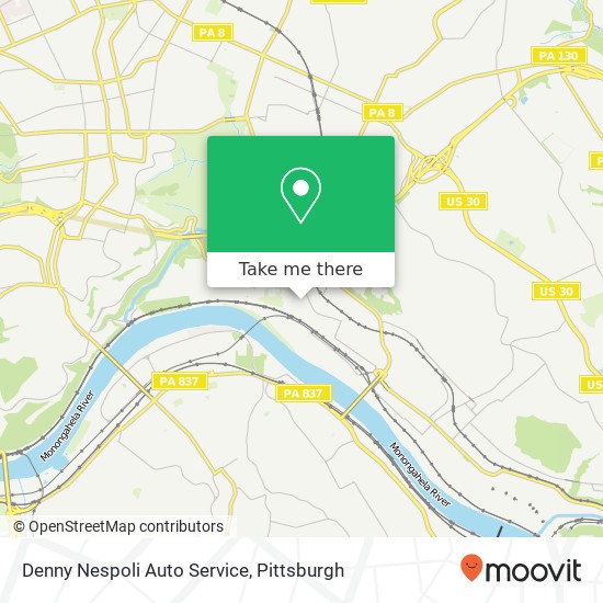 Denny Nespoli Auto Service map