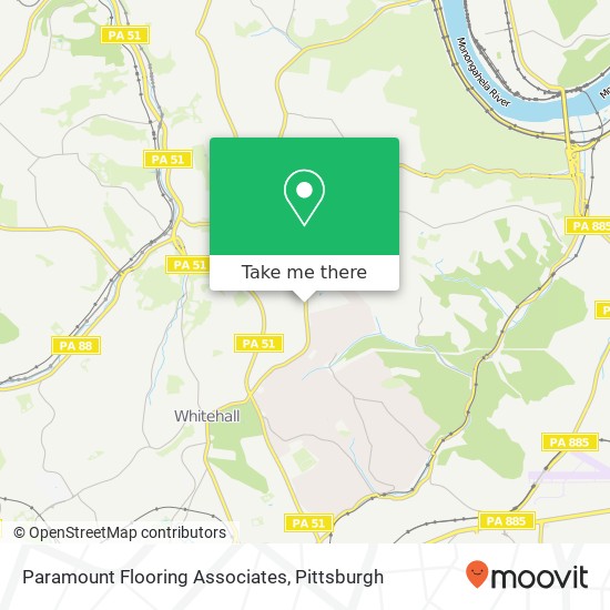 Paramount Flooring Associates map