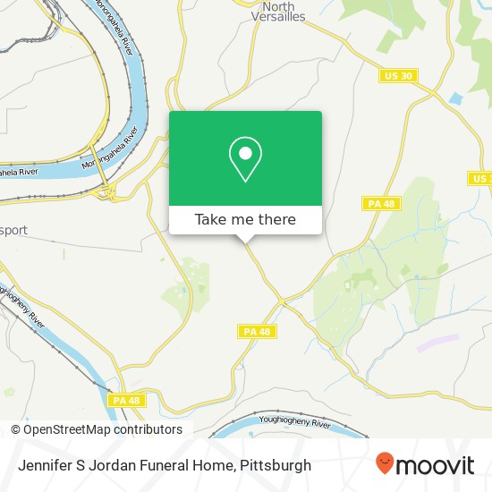 Mapa de Jennifer S Jordan Funeral Home