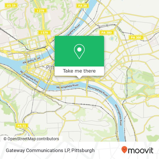 Gateway Communications LP map