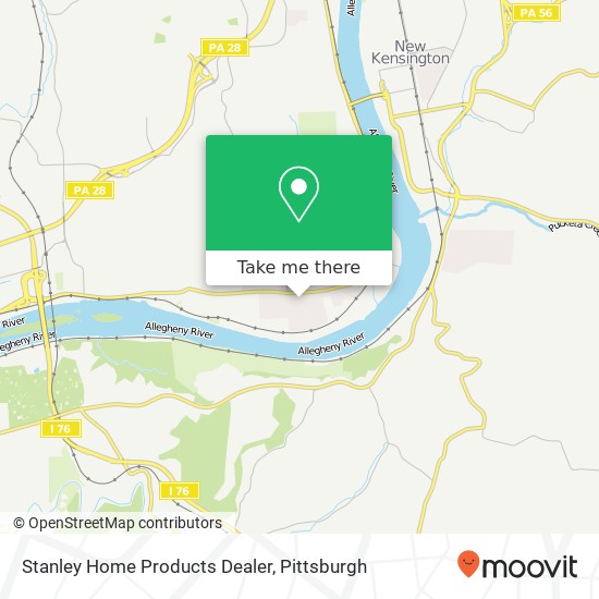 Mapa de Stanley Home Products Dealer