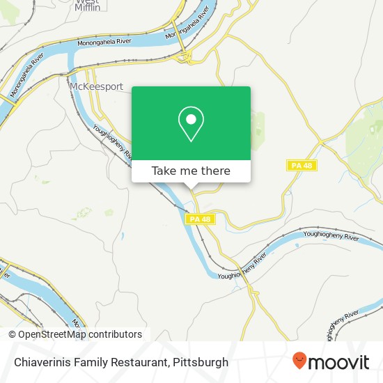 Mapa de Chiaverinis Family Restaurant