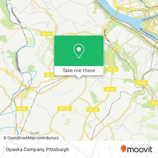 Opaska Company map