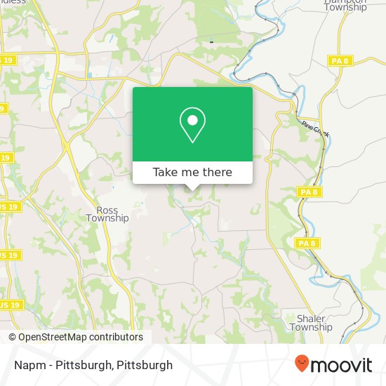 Mapa de Napm - Pittsburgh