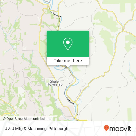 J & J Mfg & Machining map