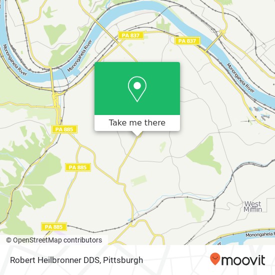 Robert Heilbronner DDS map