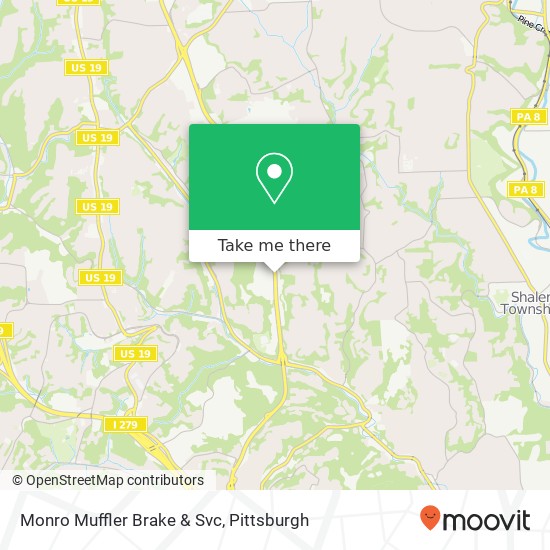 Mapa de Monro Muffler Brake & Svc