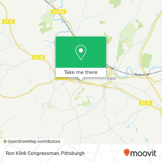 Ron Klink Congressman map